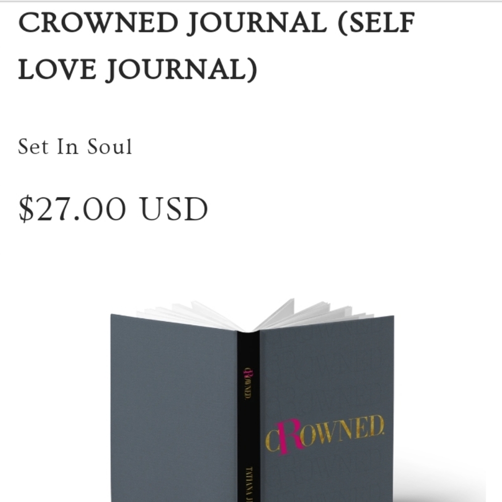 Crowned self love journal